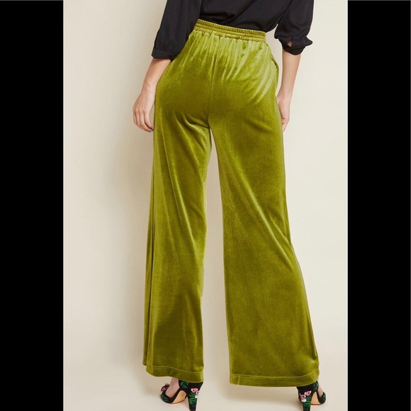 modcloth velvet pants